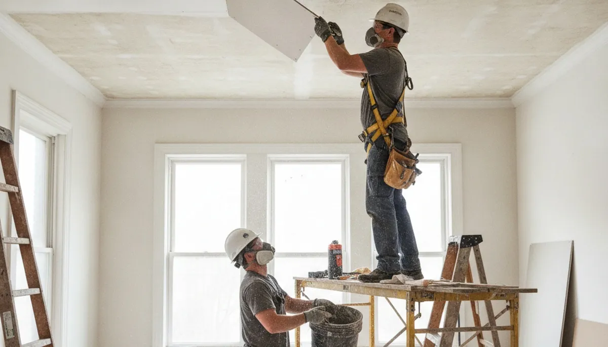 Ceiling Water Damage Repair Image 2