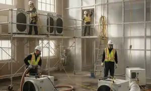 Structural drying equipment for Fresno, CA homes after water damage cleanup